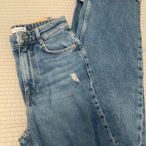 Zara original 90s Full Length Wide leg denim.